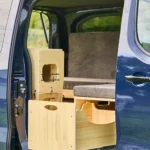 Tchao Tchao Lit Peigne Van sans Matelas & sans Tiroirs – Aménagement Modulable en L