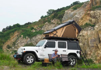 Tente de toit Wild Land Bush Cruiser Pro 140 V2 – Hard shell aluminium – Camping outdoor