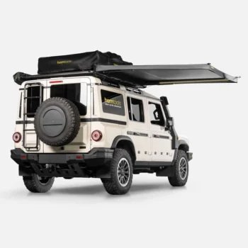 Horntools Horizon Straight – Auvent Autoportant avec Parois Latérales & LED
