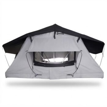 Horntools Track avec Auvent – Tente de Toit 2 Personnes, Matelas & Échelle Inclus