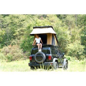 Tente de Toit Swisskings Taiga Hard Shell 13 cm – 145 × 210 cm pour 2 Personnes