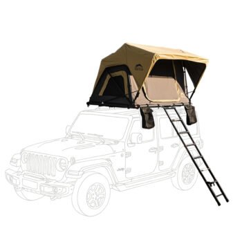 Tente de toit Wild Land Normandy Auto Pro 120 – 1-2 pers. – Ventilation & LED