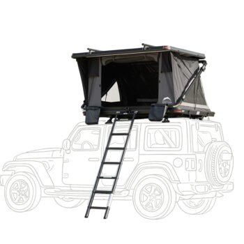 Tente de toit Wild Land Rock Cruiser Pro – 140 × 200 cm – Vue panoramique & coffre chargeable