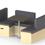 Banquette en U modulable pour van et fourgon aménagé – couchage transformable + rangement intégré