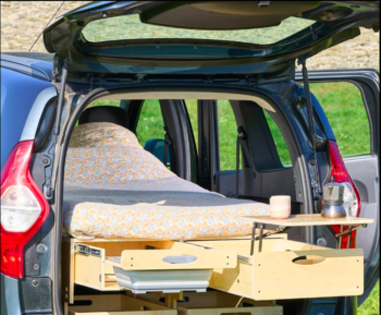 Kit d’aménagement voiture – modules pratiques pour vanlife, camping & voyages