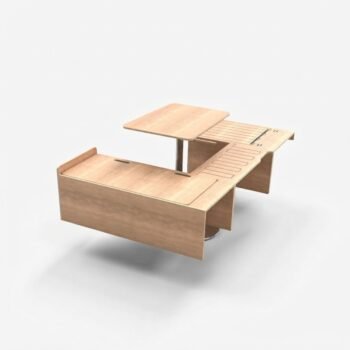 Banquette en U modulable pour van et fourgon aménagé – couchage transformable + rangement intégré