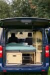 Lit peigne pour van et fourgon aménagé – structure convertible + grand coffre de rangement